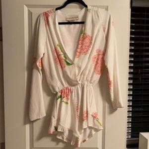 Stone Cold Fox Silk Romper